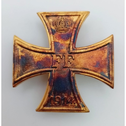 609 - WW1 Imperial German Mecklenburg-Schwerin Military Merit Cross 1st Class.