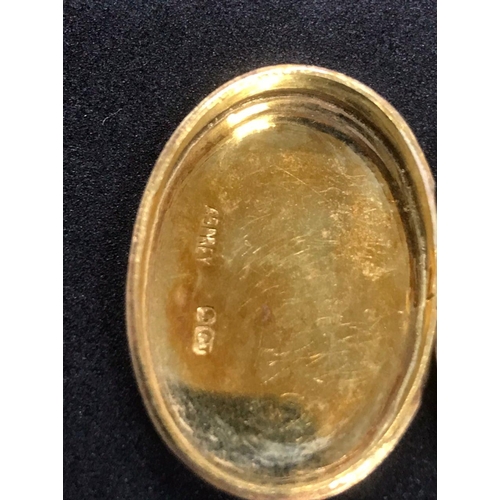 323 - ASPREY fully hallmarked for solid 9ct yellow Gold pill box or small snuff box.
Condition good 
Size ... 