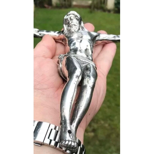 65 - Magnificent rare Antique solid silver early 18th century figure 

or Century 1703 Solid Silver Massi... 