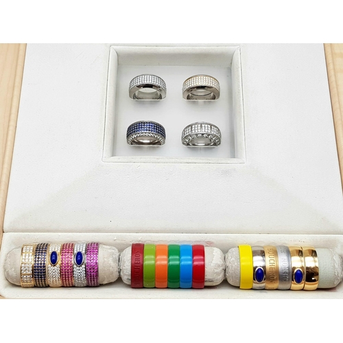 78 - A BOUCHERON OF PARIS RING SELECTION BOX WITH 22 RINGS , PLEASE CALL THE OFFICE FOR FURTHER INFORMATI... 