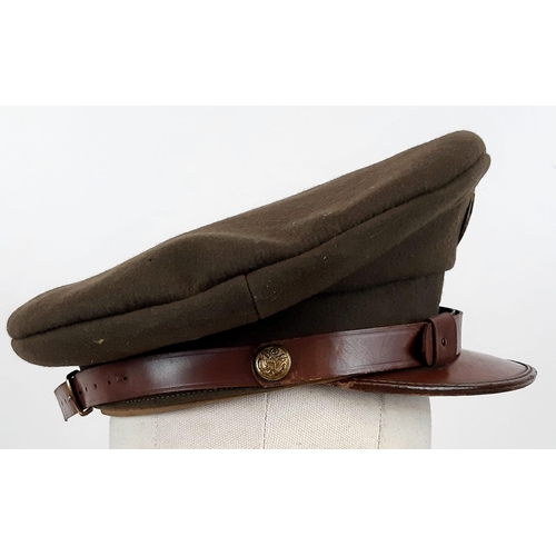 328 - WW2 US Enlisted Mans Visor Cap.