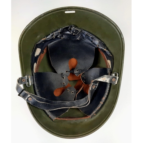 365 - A Dutch M34 WW2 Pattern Steel Helmet as Supplied by the Dutch Government to the Romanian Army During... 