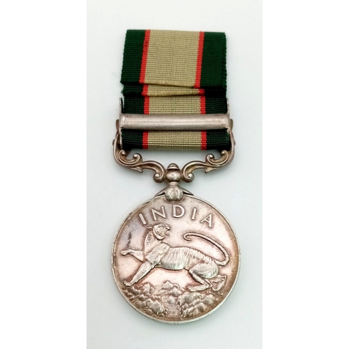 461 - An India General Service Medal 1936 with Clasp - NORTH WEST FRONTIER 1937-39. Named to 15956 Sepoy G... 