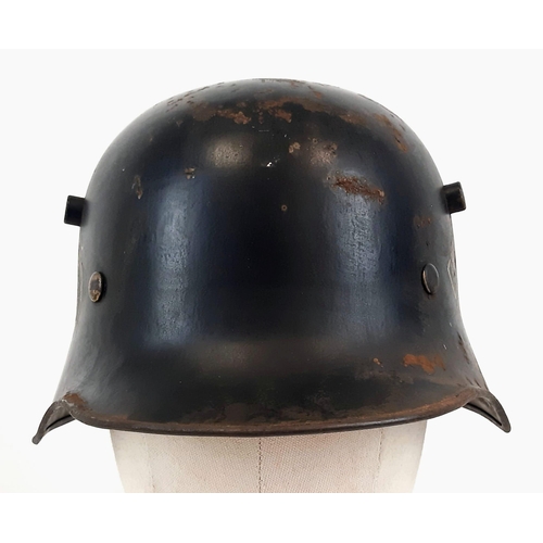 13 - 3rd Reich S.S.V.T. Mle 17 Helmet. Typical of the Period.