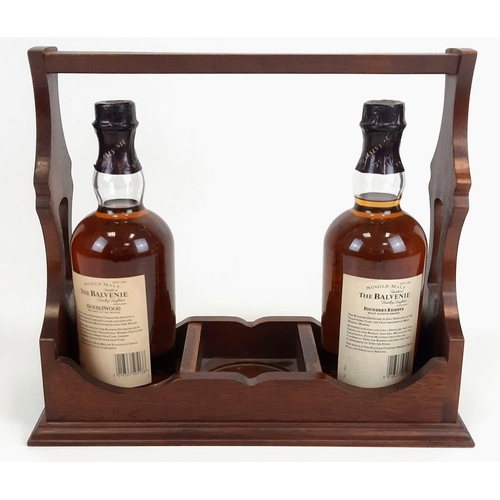 375 - Two Bottles of Balvenie Single Malt Whisky. A 10 year old founder's reserve and a 12 year old double... 