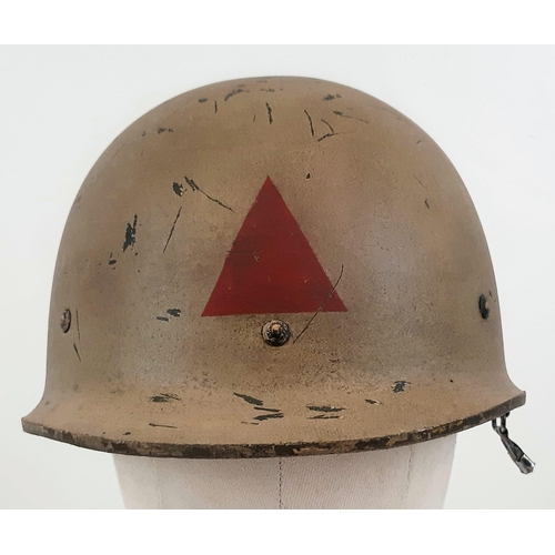 76 - Gulf War 1 Iraqi M80 8th Republican Guard Helmet – Veteran Bring Back. Saddam Hussain’s Personal Tro... 