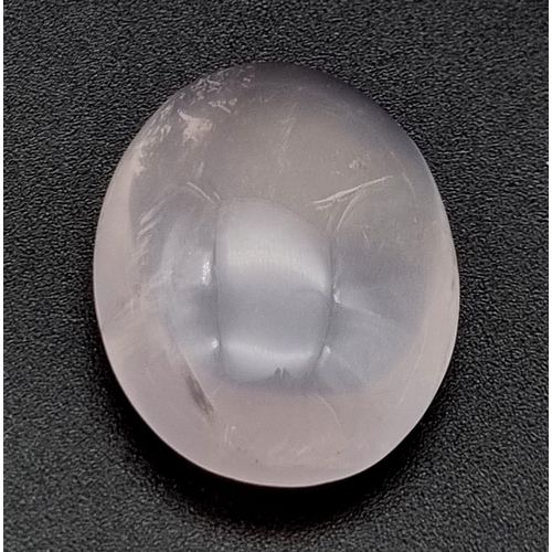 335 - 54 Ct Cabochon Rose Quartz, Oval Shape, IGL&I Certified