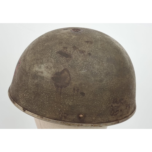 152 - WW2 British 1st Guards Division Tank Crew Helmet.