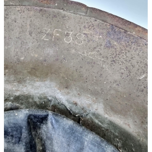 173 - WW1 British Somme Found Brodie Helmet Found in a Barn. In Condition as Found.