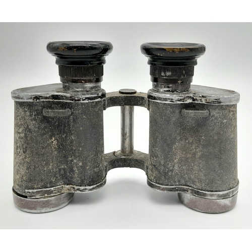 209 - WW2 German Army 6 x 30 Binocular Makers Code ddx for Voigtlander and Sons, Brunswick.