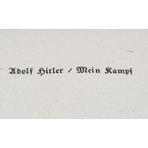 194 - WW2 German 1942 Dated Mein Kampf in Presentation Box (Broken Clasp).