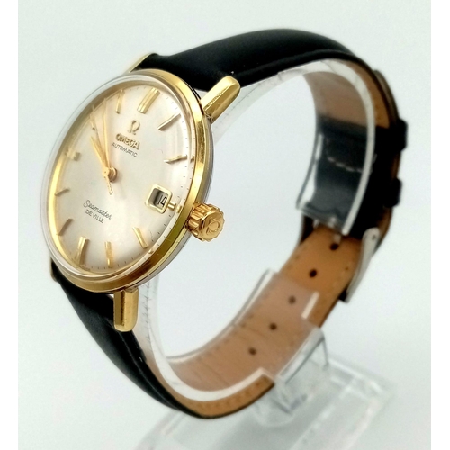 179 - A Omega Seamaster De Ville Automatic with 18 carat yellow gold cap. Fully serviced and in perfect wo... 