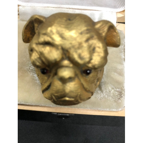 23 - A Russian silver gilt and enamel bulldog diamond large pill box 

Stunning condition 
Hallmarked go ... 