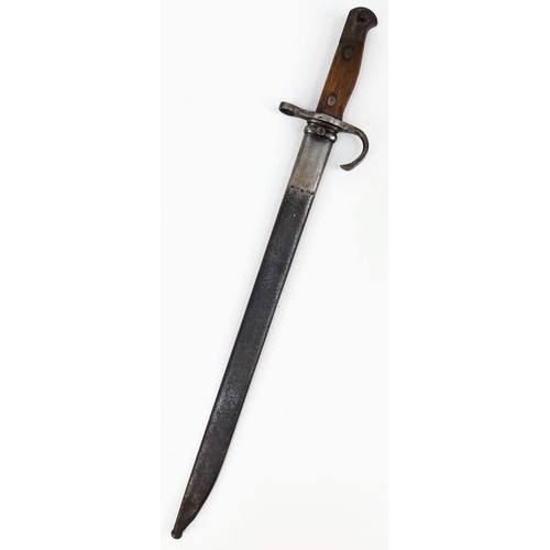 180 - WW2 Japan Arisaka Bayonet. Maker: Nagoya Rikugun Zoheisho Arsenal Japan.