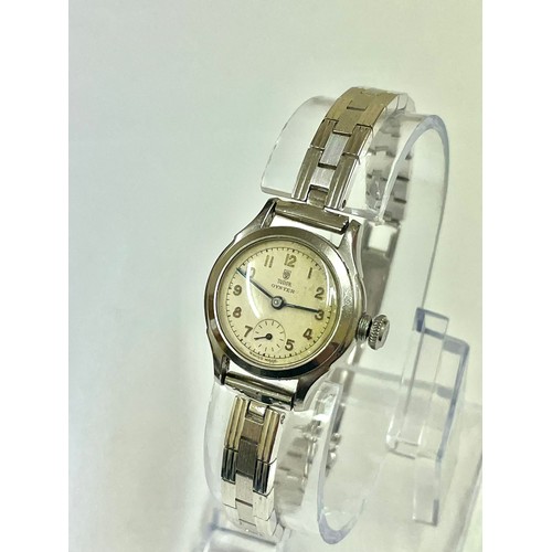 3 - Rolex Tudor oyster wristwatch ladies ( working ) , windee needs attention to screw in while in weari... 