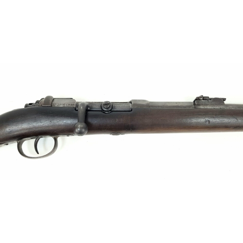 2 - A Rare 1871 Mauser Cavalry Bolt Action Rifle. Action dated 1875. 11 x 60R Carbine. Adopted by the Ge... 