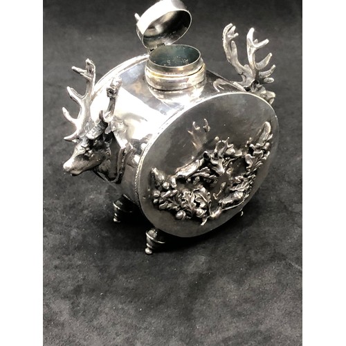 66 - Russian Antique unusual silver stag/spice box 

Rare and very unusual item which would have sat in a... 