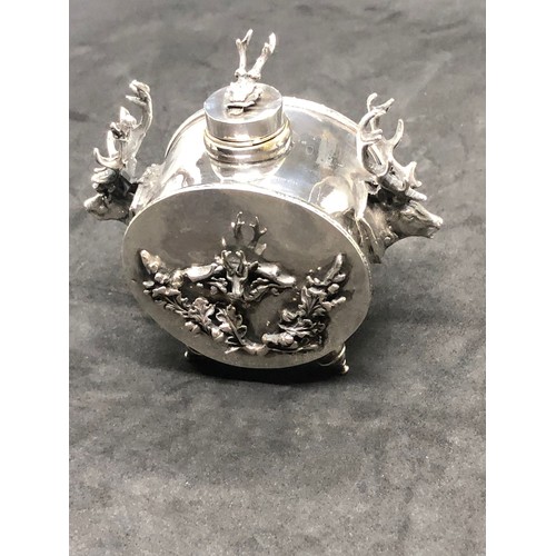 66 - Russian Antique unusual silver stag/spice box 

Rare and very unusual item which would have sat in a... 