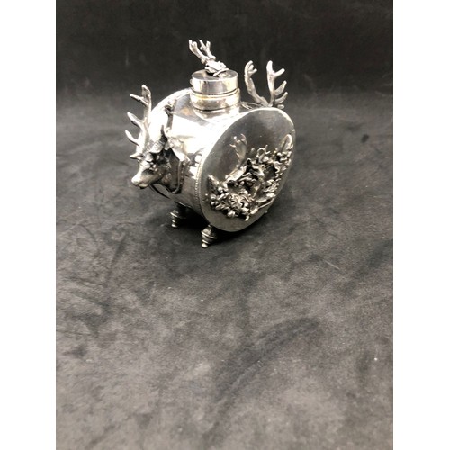 66 - Russian Antique unusual silver stag/spice box 

Rare and very unusual item which would have sat in a... 