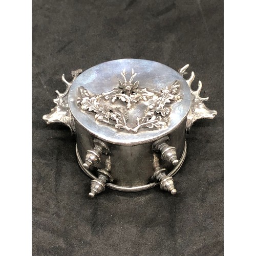 66 - Russian Antique unusual silver stag/spice box 

Rare and very unusual item which would have sat in a... 