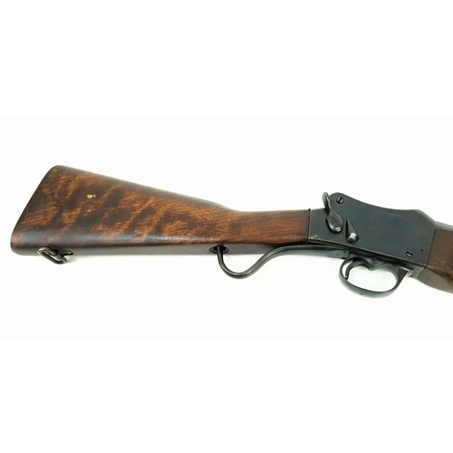 128 - A Rare Original Greener Mark III 1920s Police Shotgun. Takes a 14 bore brass shotgun cartridge that ... 