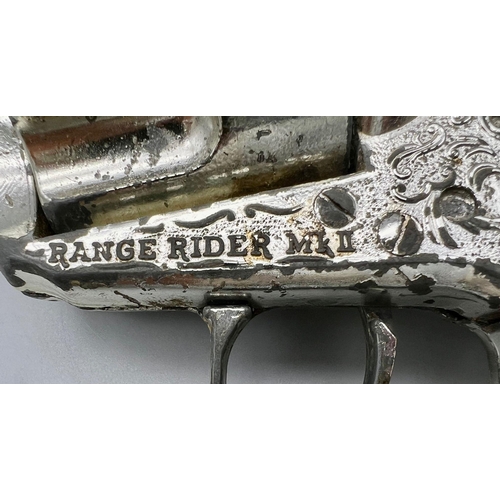 903 - A vintage Range Rider II toy gun with removable bullets.