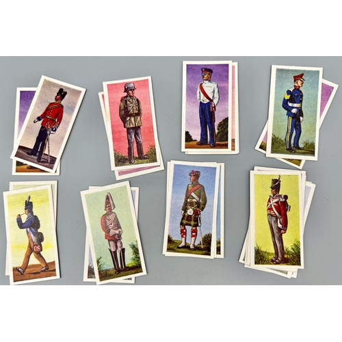 924 - A Vintage, complete set of German, military, cigarette cards.