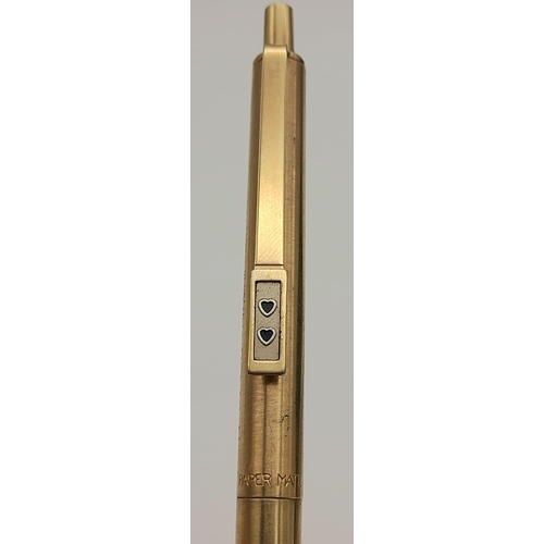 1197 - Two Gilded and Two Silver Tone Vintage Pens. A/F