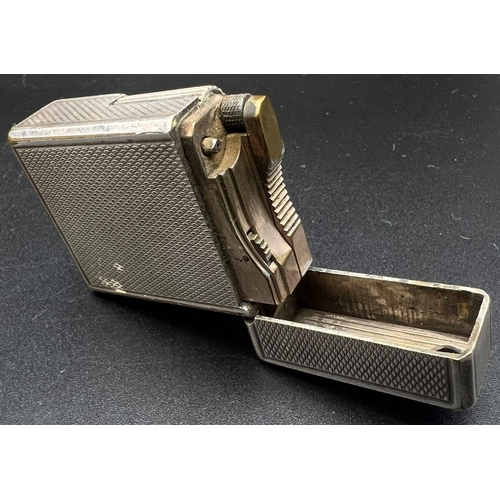 463 - A Vintage Silver Tone Dupont Lighter. A/F