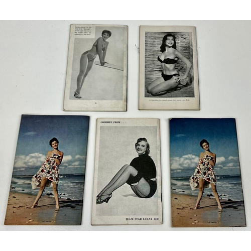 905 - Five 1950s Vintage Adult Booklets: Three of The Showgirl and Two of Snap Omnibus. A/F