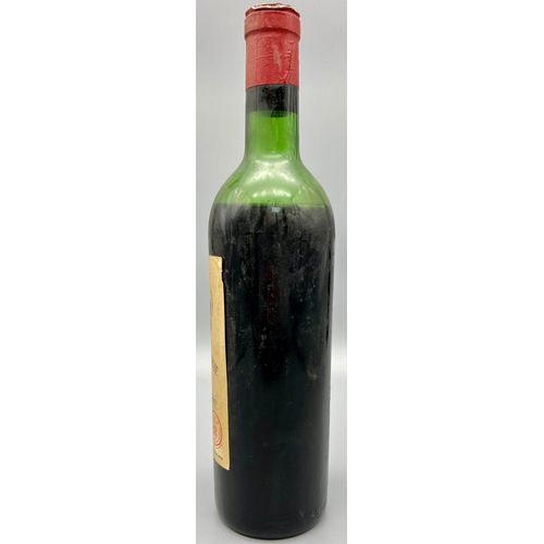 439 - A Bottle of 1967 Chateau Grand-Puy-Lacoste Red Wine - From the French Pauillac Region. A/F