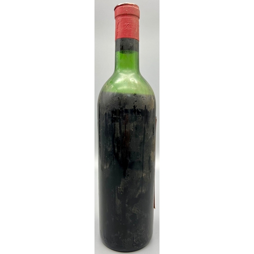 439 - A Bottle of 1967 Chateau Grand-Puy-Lacoste Red Wine - From the French Pauillac Region. A/F