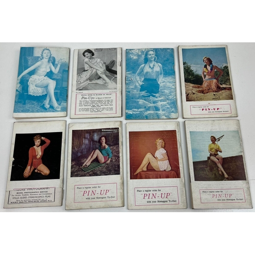 459 - Eight Copies of the Very Rare 1950s Pin-Up Adult Glamour Magazine. As found.