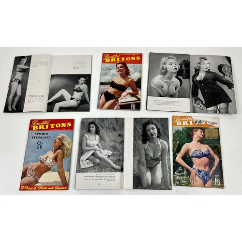 888 - Six Copies of the 1950s Saucy Magazine - Beautiful Britons. A/F