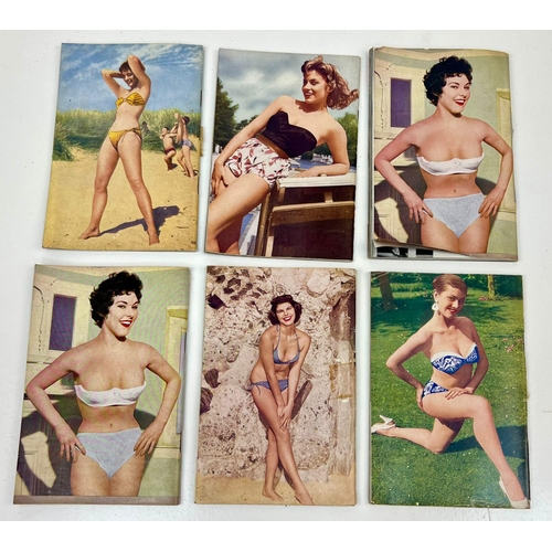 888 - Six Copies of the 1950s Saucy Magazine - Beautiful Britons. A/F