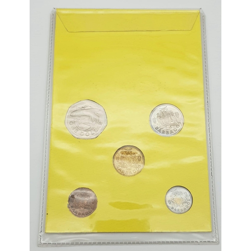 1121 - Three Proof Coin Sets: Solomon Islands, Barbados, Mexico, Denmark and Papua New Guinea