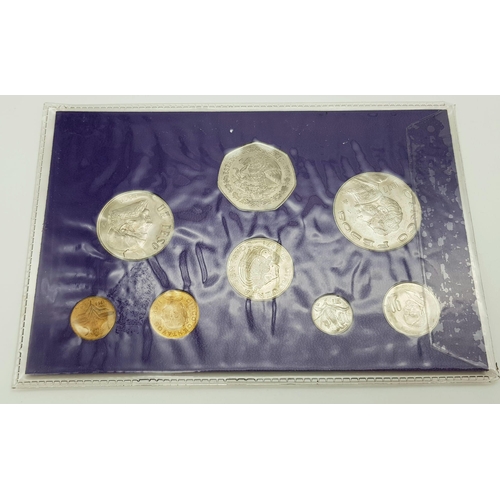 1121 - Three Proof Coin Sets: Solomon Islands, Barbados, Mexico, Denmark and Papua New Guinea