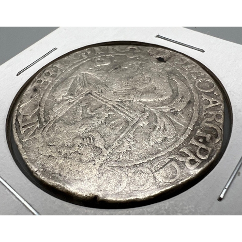 543 - A 1640 Silver Netherlands Taler Pierced Coin. Please see photos for conditions.