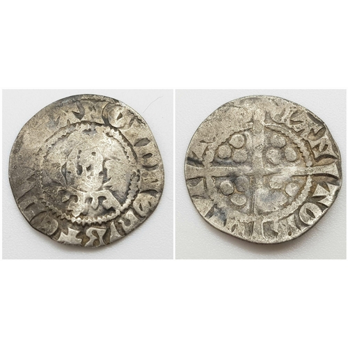 883 - An Edward I Silver Hammered Penny Coin. 1272-1307. Canterbury mint. Fair but please see photos.