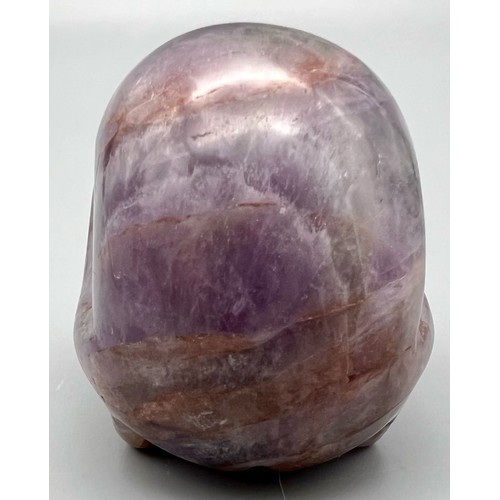 223 - A weird and wonderful, hand carved, amethyst scull with great detail. Dimensions: 50 x 40 x 35 mm, w... 