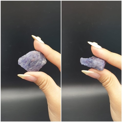 1224 - 87.54 Ct of Rough Tanzanite. IDT certified.