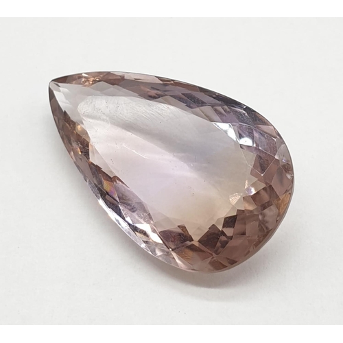 1230 - 17.71ct Ametrine Pear Shape ITLGR CERTIFIED