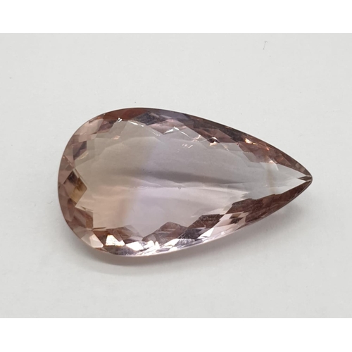 1230 - 17.71ct Ametrine Pear Shape ITLGR CERTIFIED