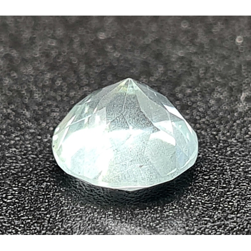 1278 - 1.65 Ct Aquamarine, Round Shape, GLI Certified