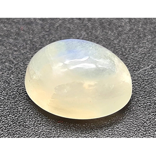 1282 - 5.80 Ct Rainbow Moonstone, Oval Shape, GLI Certified