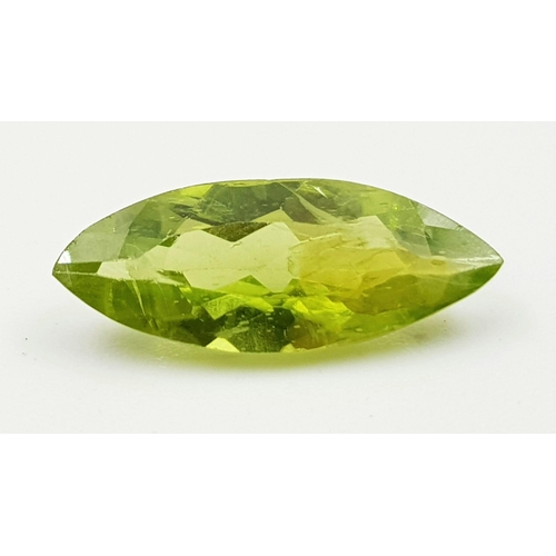 1286 - 2.35 Ct Peridot, Marquise Shape, GLI Certified