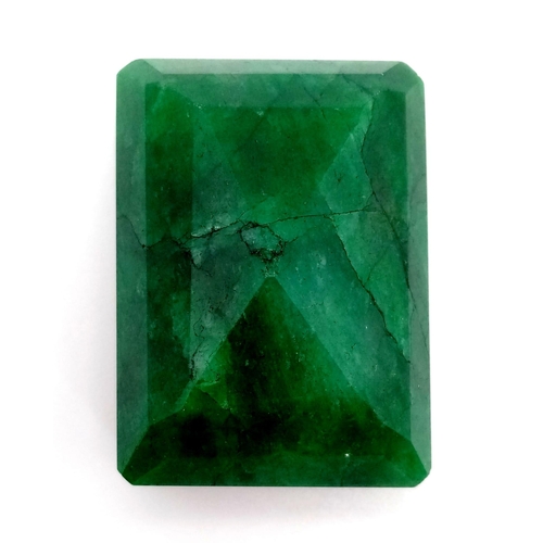 1170 - 214ct Natural Massive Size Rectangular Emerald with GLI Certificate.