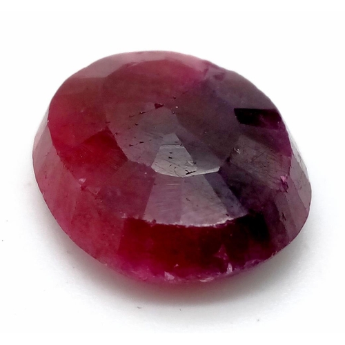 805 - 11.70ct Natural Ruby Gemstone with IDT Certificate and  UGL USA American Appraisal Report.