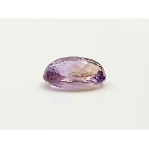 835 - 12.3ct Oval Ametrine Gemstone. ITLGR Cert.