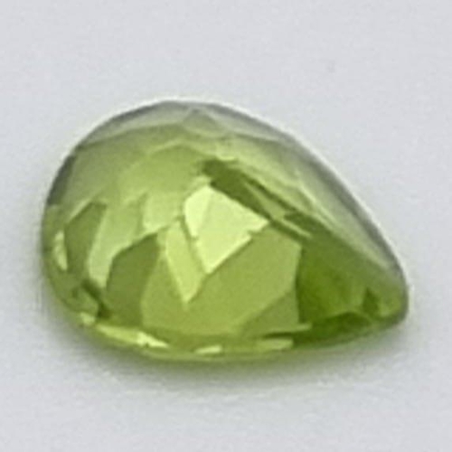 784 - A 1.65ct Natural Olive Green Peridot in the Pear Cut Shape. Come with GLI certificate.